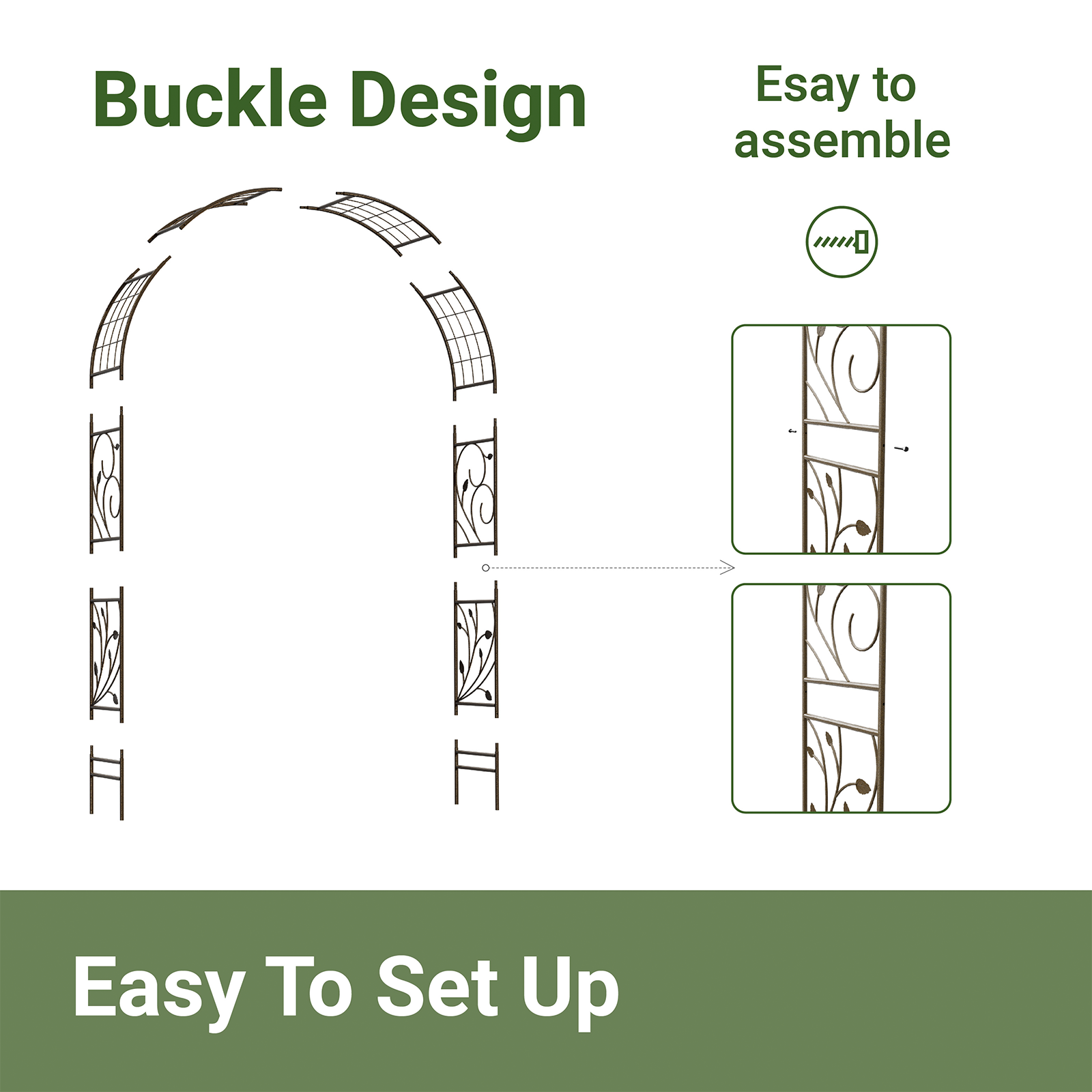 Modern Garden Arch Trellis|Metal Trellis Arch For Climbing Plants