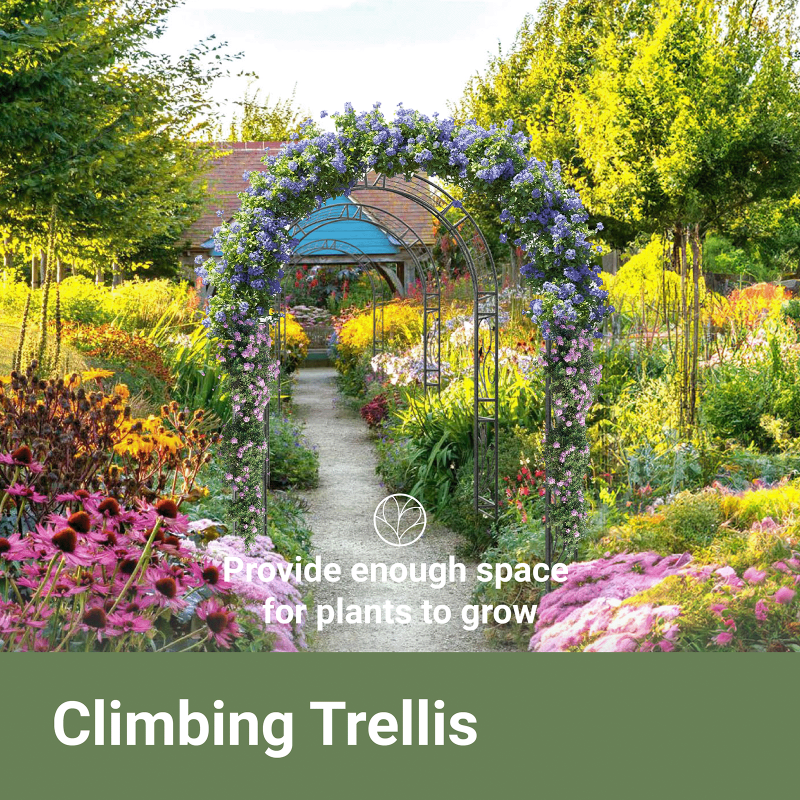 modern plant trellis Modern Garden Arch Trellis|Metal Trellis Arch For Climbing Plants – Jardineer