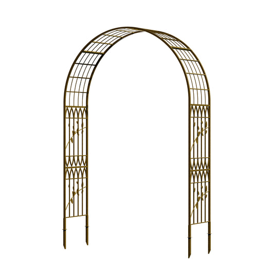bronze garden metal arch