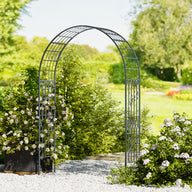 heavy-duty garden metal arch trellis 
