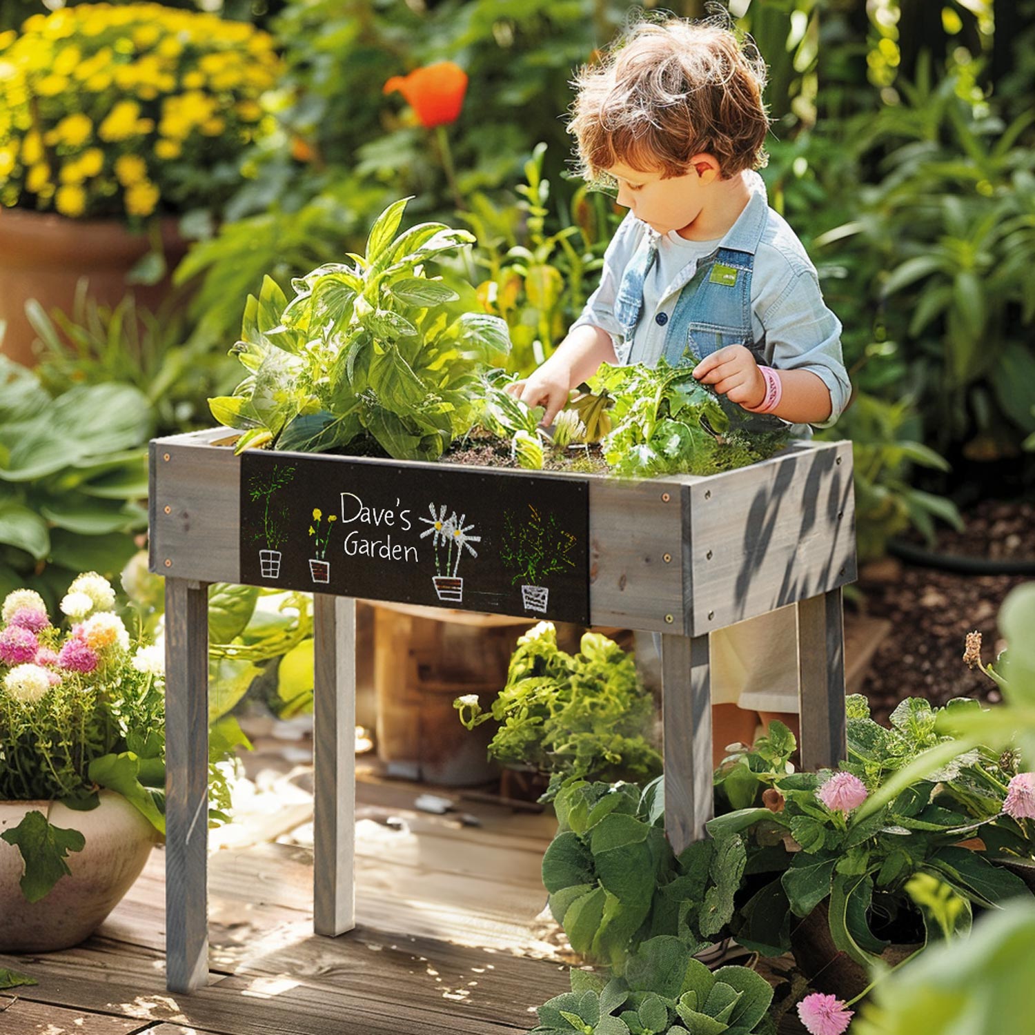 kids small garden bed for growing 