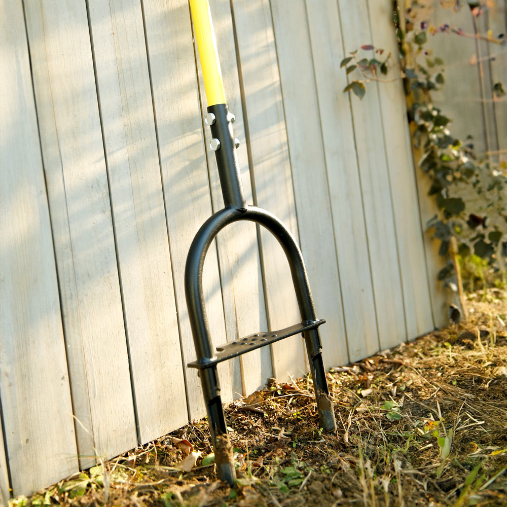 manual core aerator for gardening