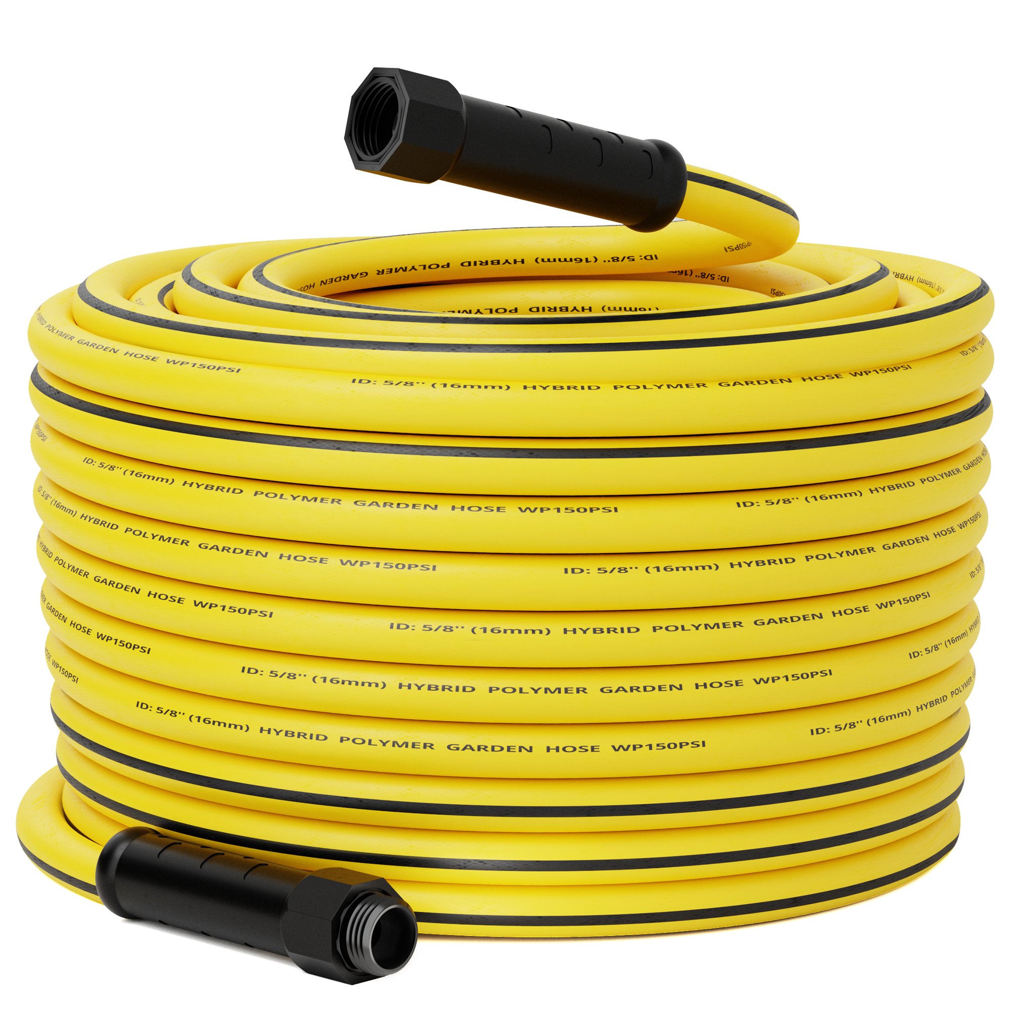 KinkFighter Flexible Garden Hose 25ft 50ft 75ft 100ft，Lightweight, No Kink, Leak Proof, Durable