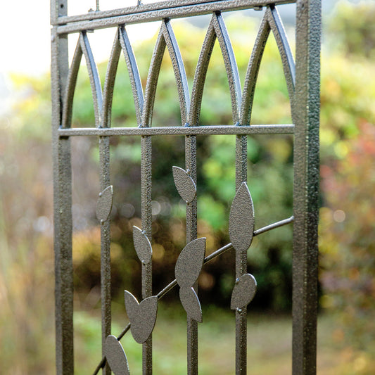 Romantic Garden Trellis Arch|Lattice Leaf Design Garden Metal Arch