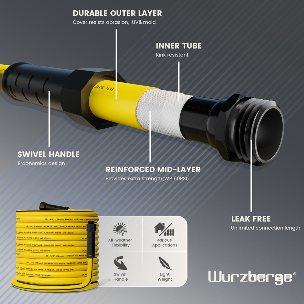 water hose construction details