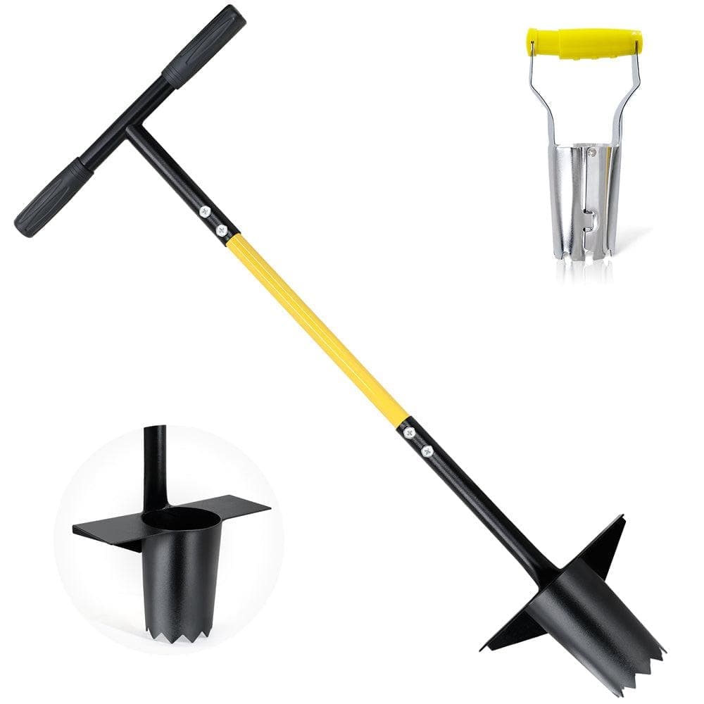 long handled bulb planter  set