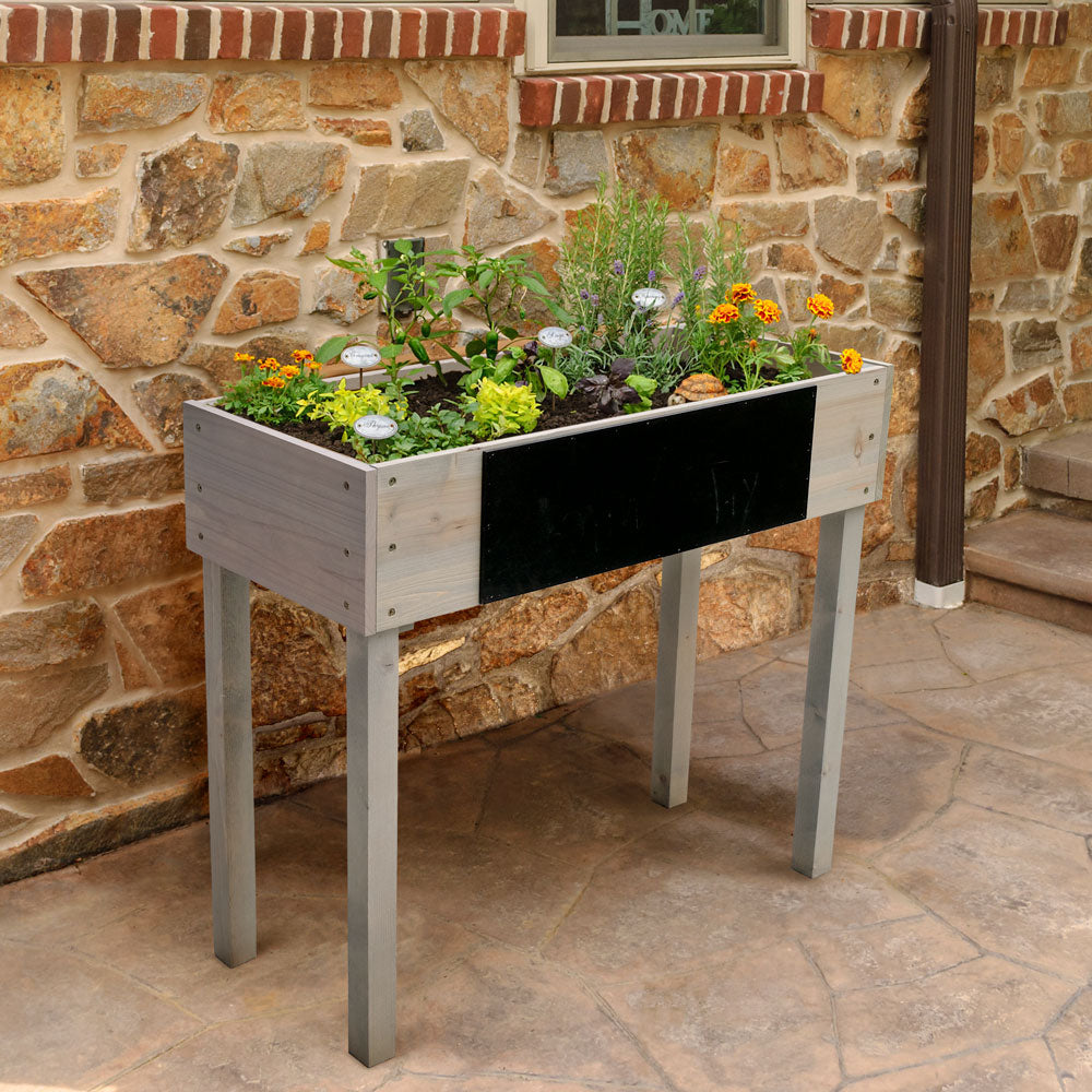 kids garden bed detail