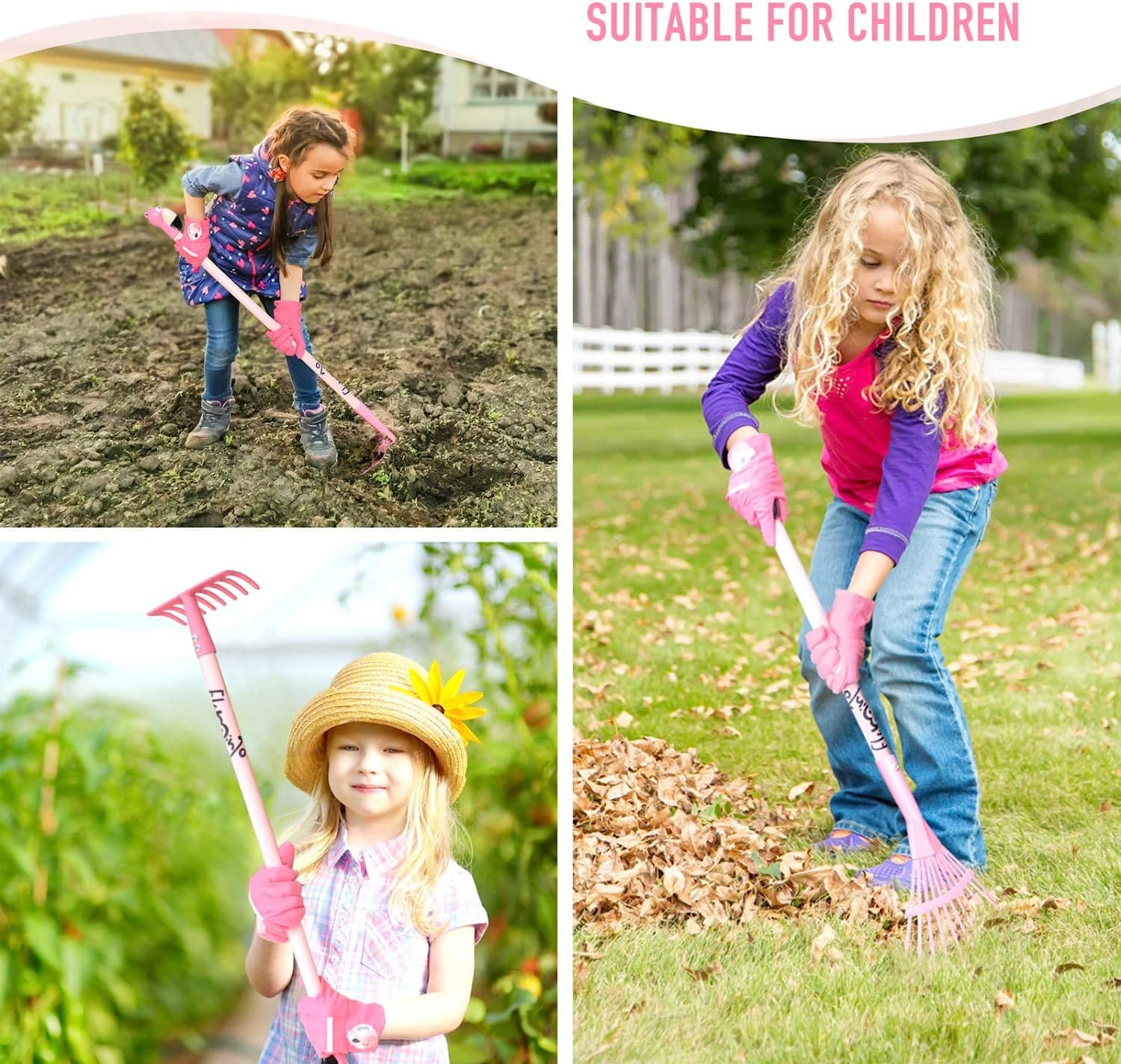 Pink Flamingo Kids Long Handle Tool