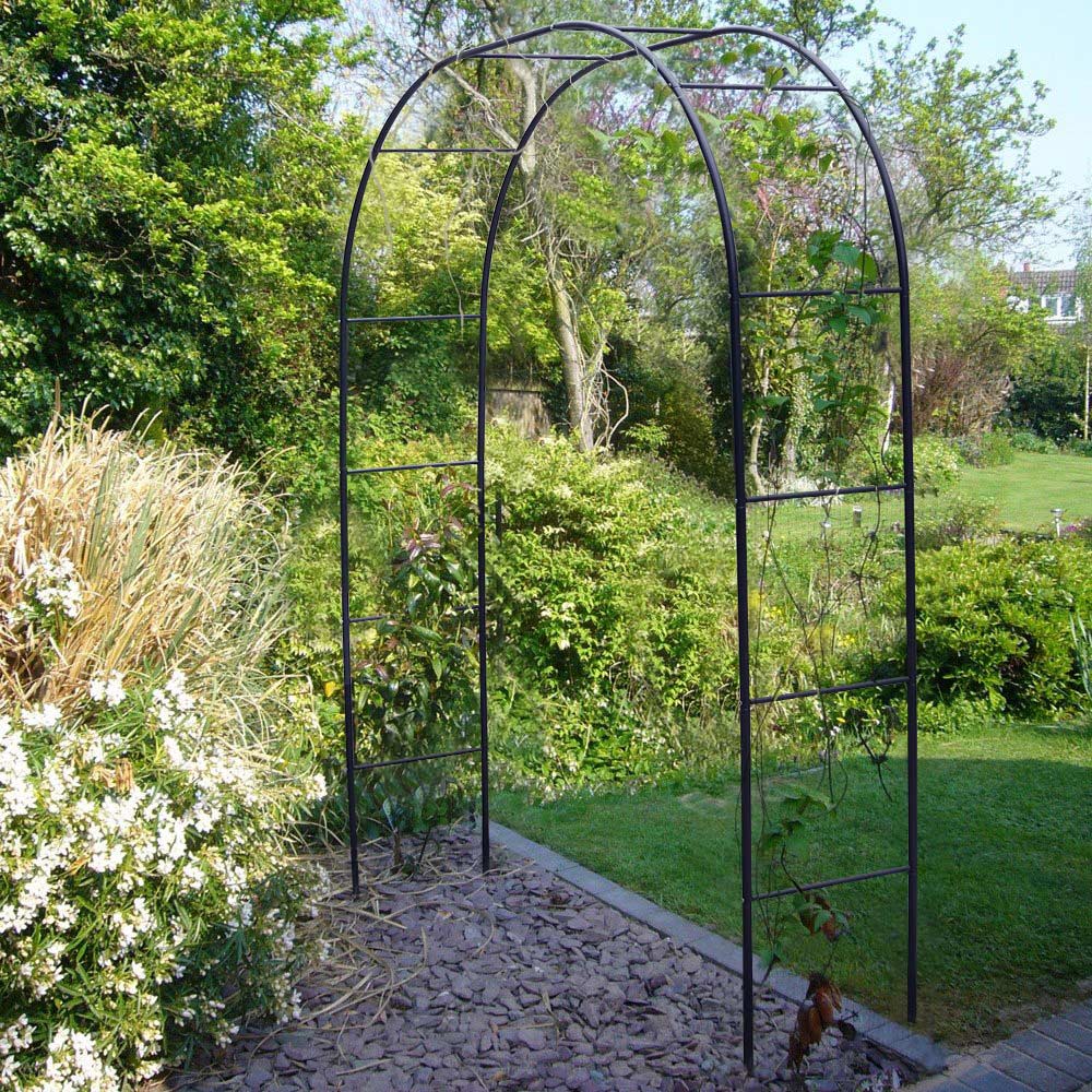 outdoor trellis arch metal